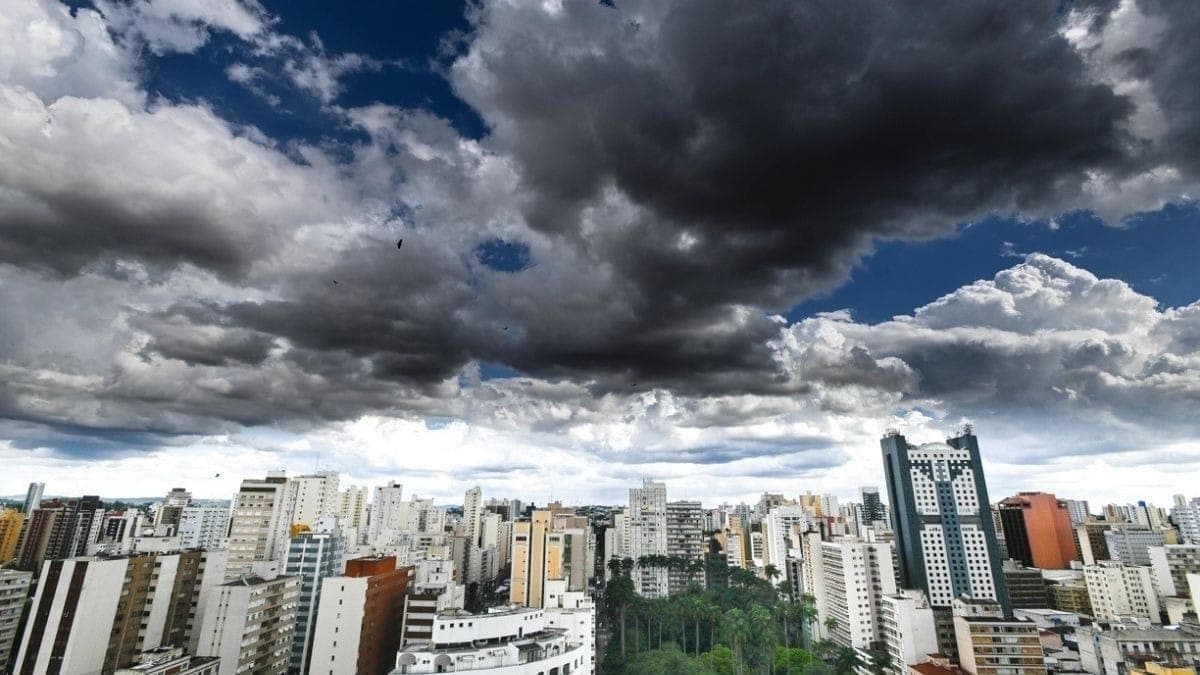Alerta de chuvas fortes para a região de Campinas