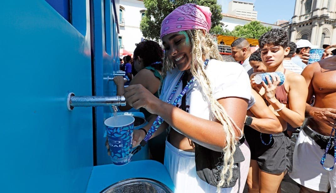 Cedae distribui meio milhão de litros no Carnaval 2025