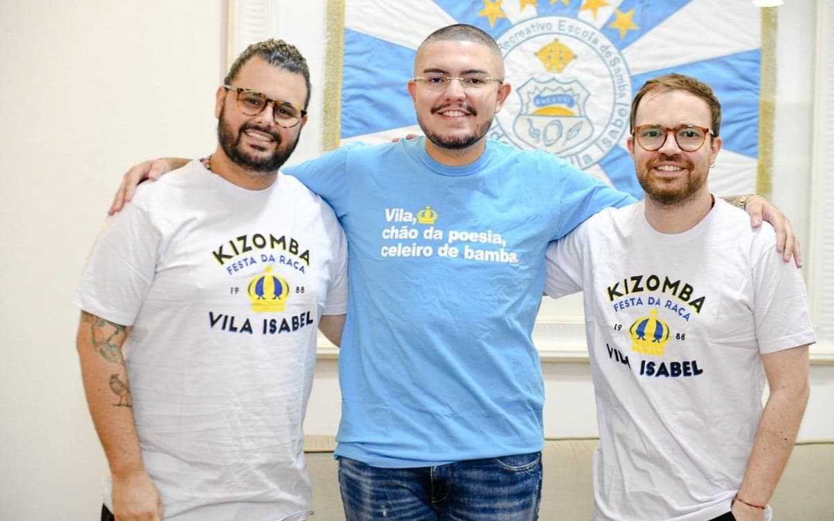 Gabriel Haddad e Leonardo Bora são os novos carnavalescos da Unidos de Vila Isabel