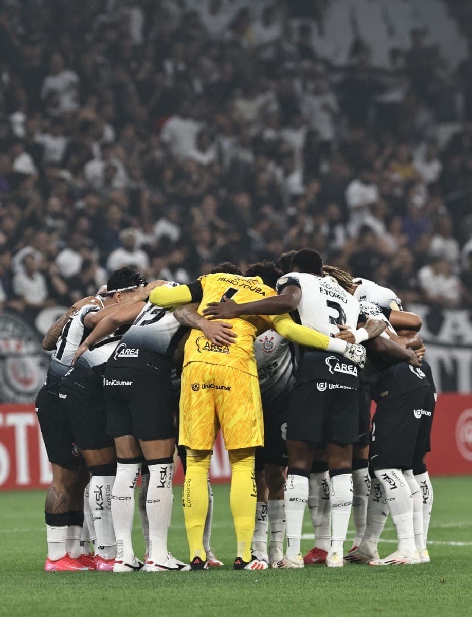 Corinthians antes de duelo contra o Barcelona-EQU pela Libertadores