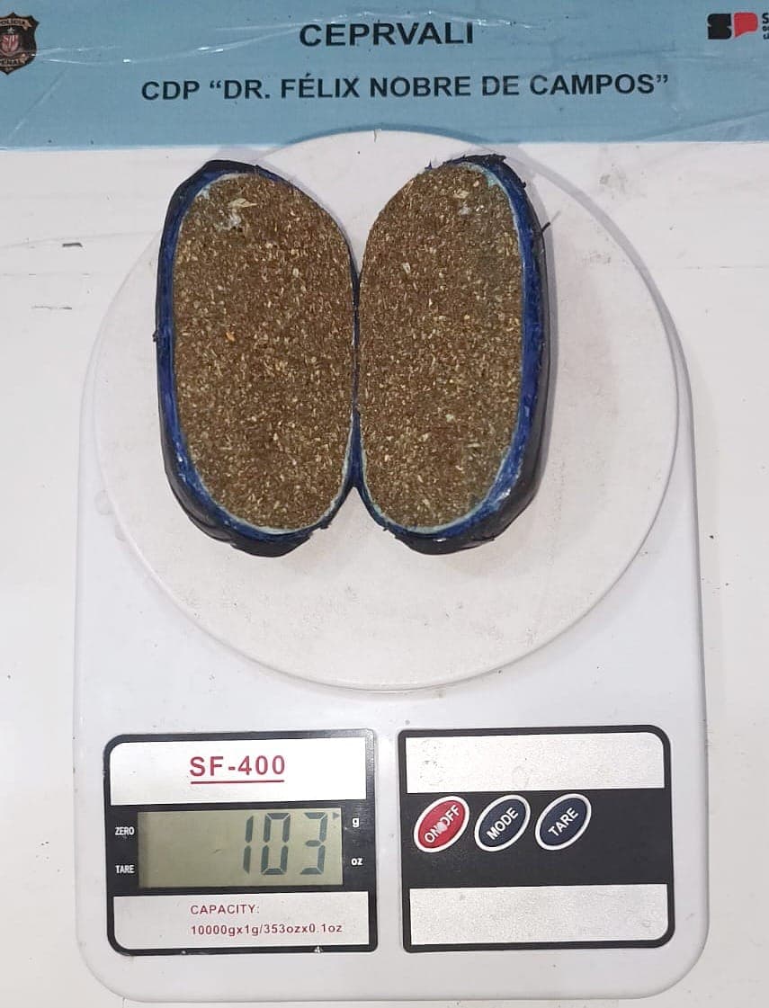Mulher é flagrada com maconha ao tentar visitar irmão preso em Taubaté
