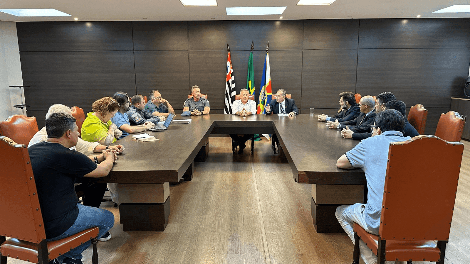 Participaram representantes das polícias Militar e Civil