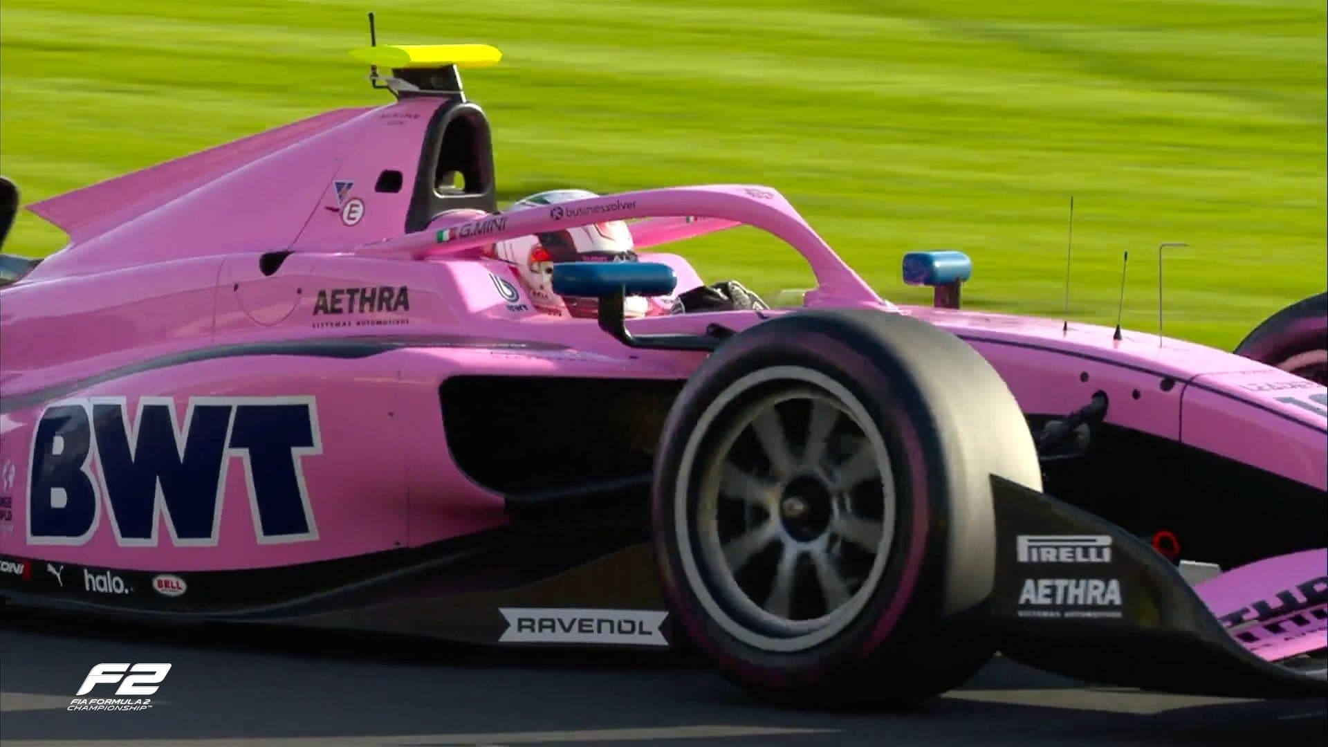 Gabriele Mini (Prema) no quali da etapa de Melbourne da Fórmula 2 2025