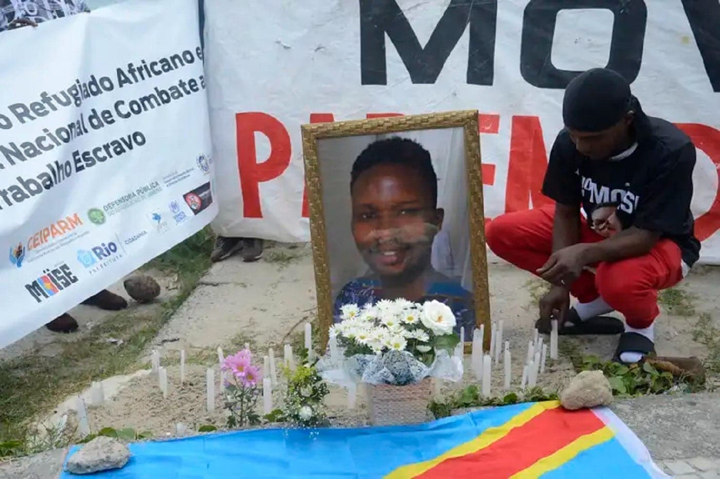 Moise recebeu socos, chutes e pauladas dos agressores