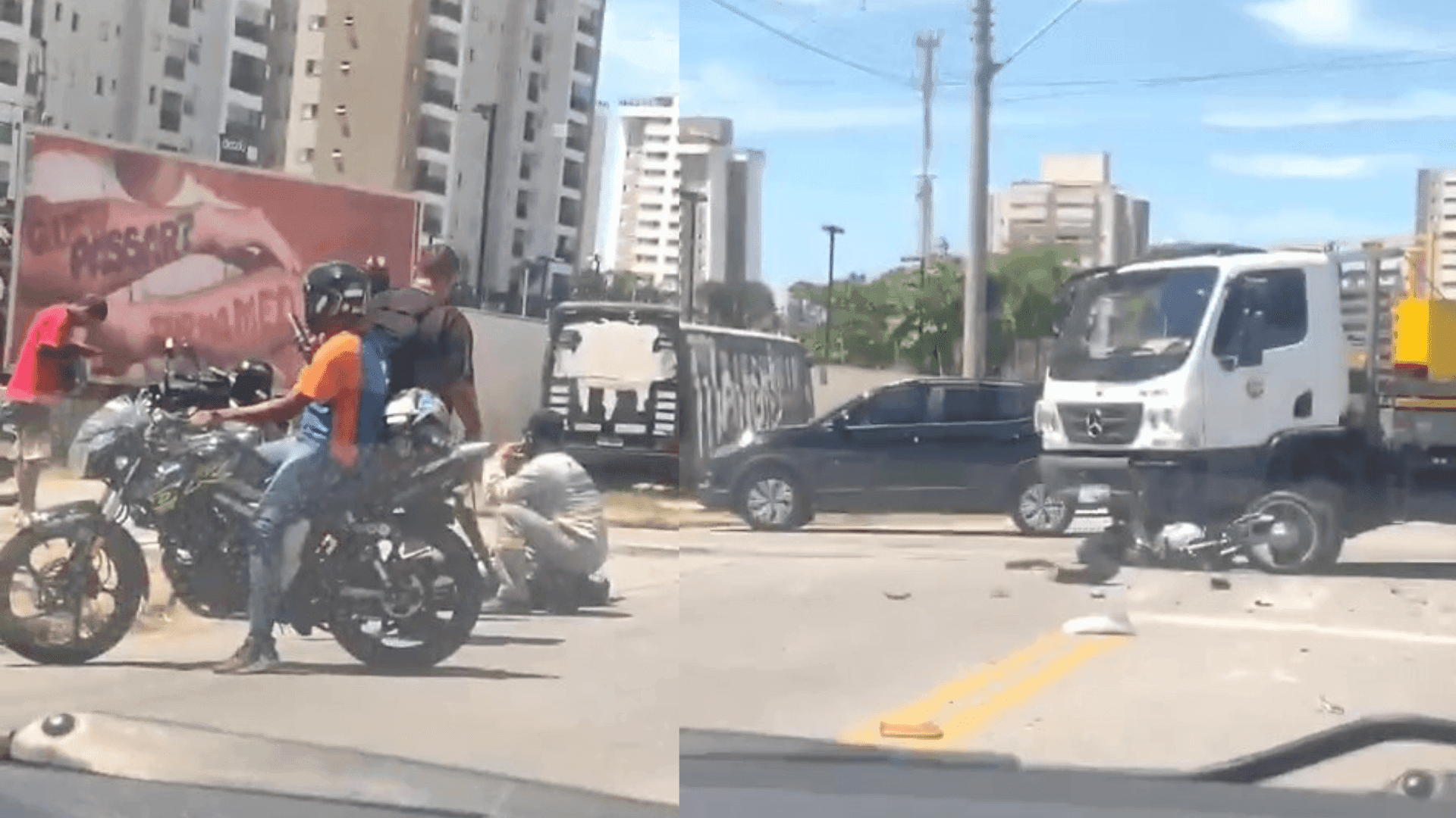 Motociclista morre após colisão com caminhão da Prefeitura de Taubaté