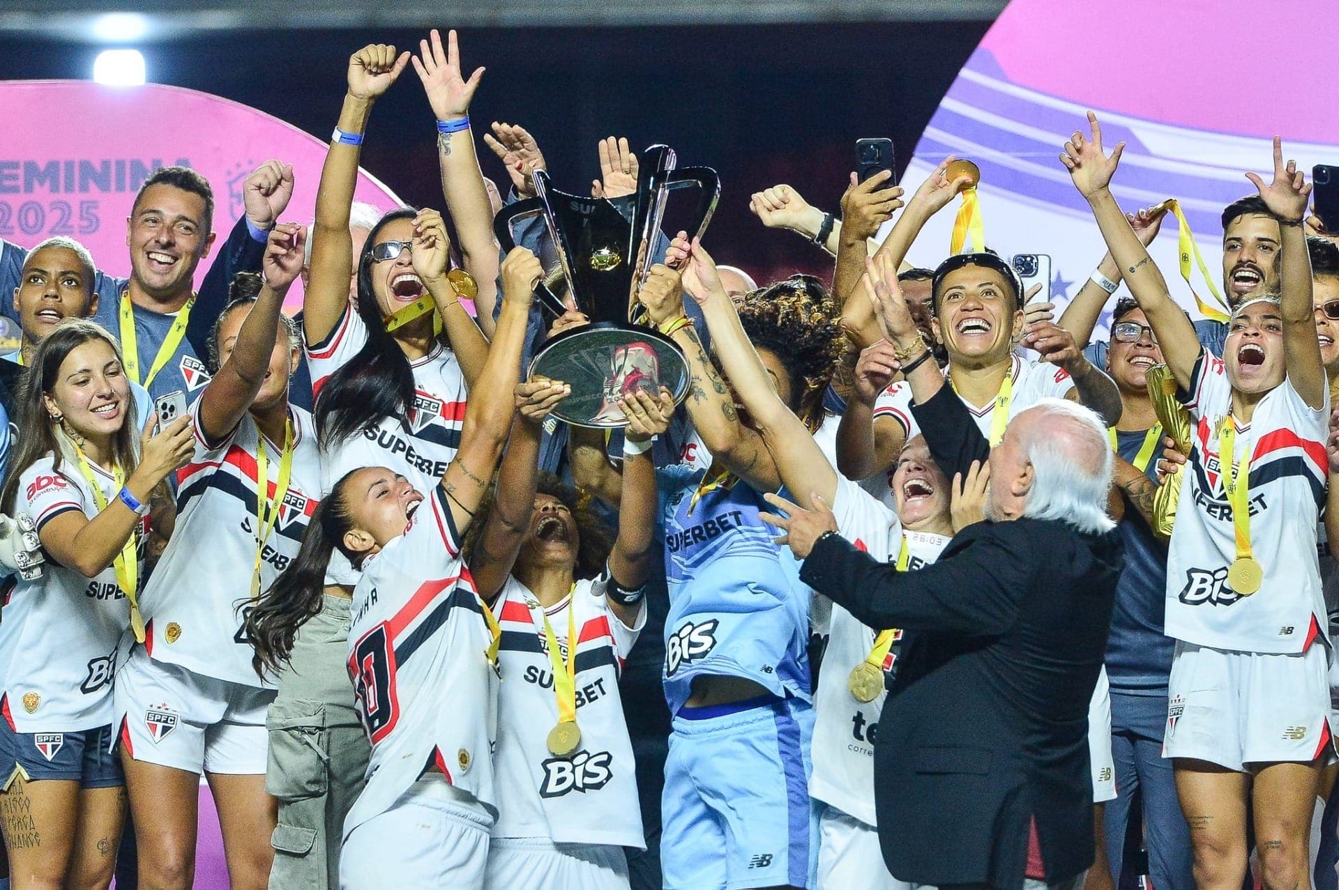 São Paulo conquistou a Supercopa feminina pela primeira vez