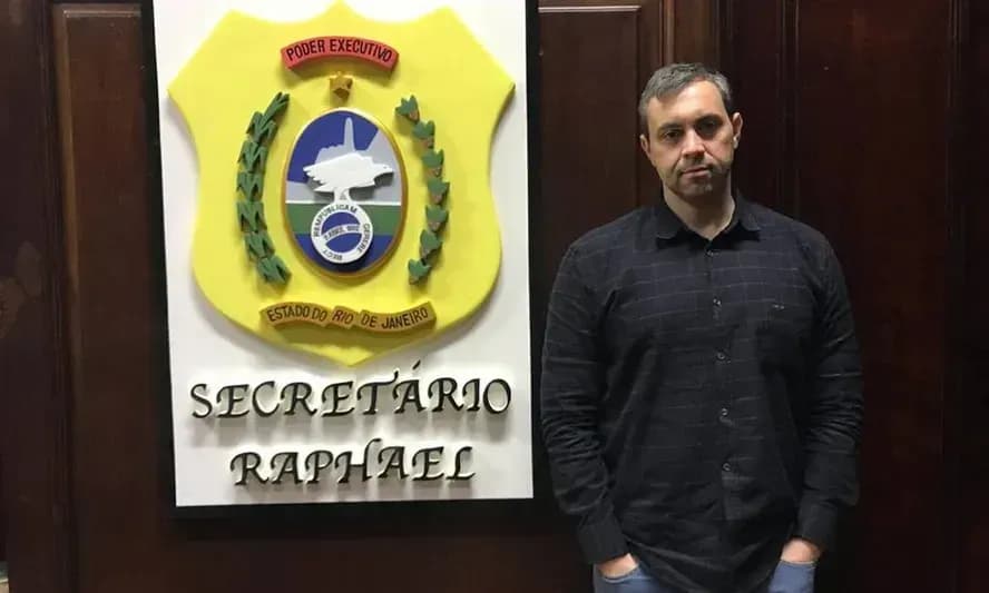 O ex-secretário de Administração Penitenciária do Rio, Raphael Montenegro