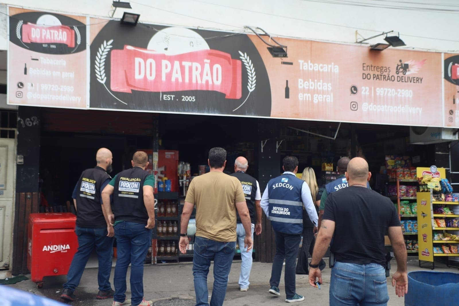 A fiscalização foi realizada após o recebimento de uma denúncia no canal 151