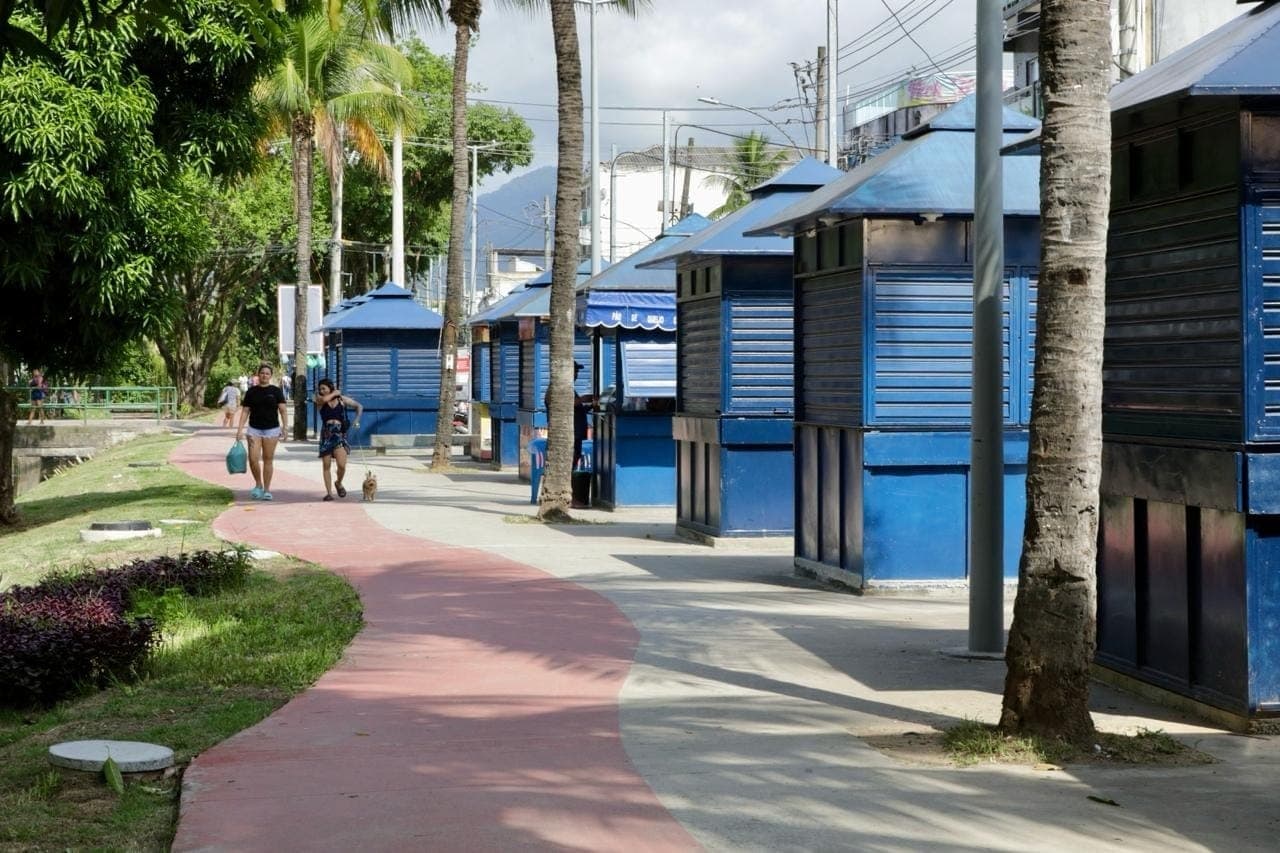 Quiosques reformados pela Prefeitura na Gardênia