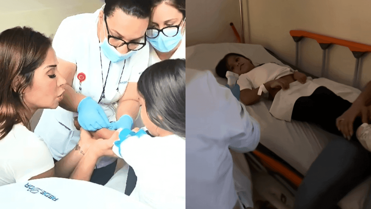 Sophia Cardi, de 6 anos, relatou sentir dores no coração e formigamento na perna