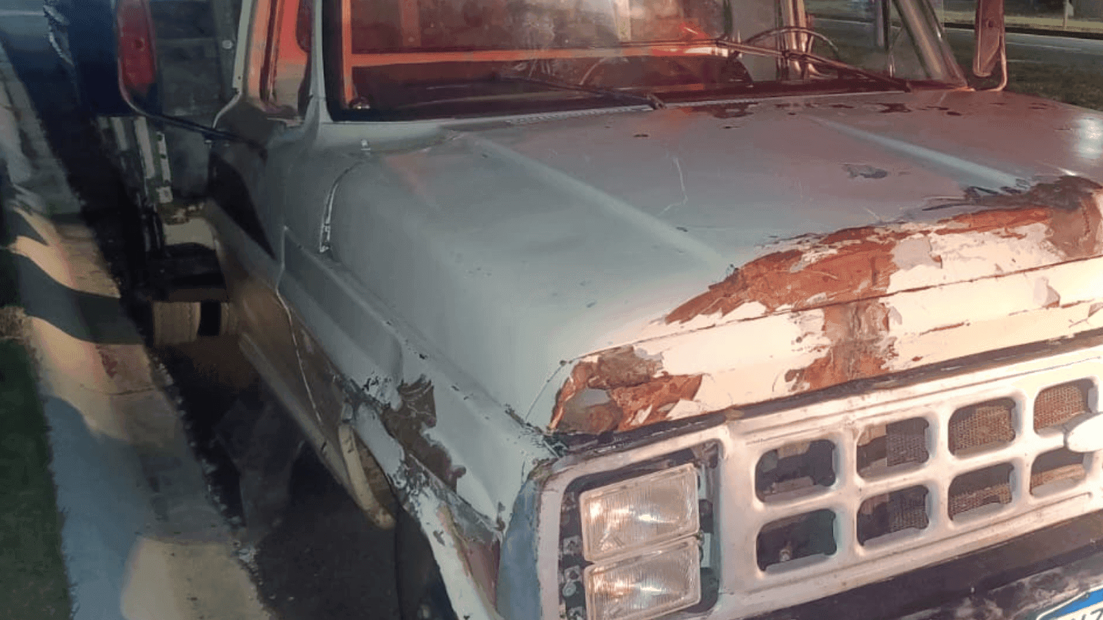 O motorista do caminhão se recusou o teste do bafômetro