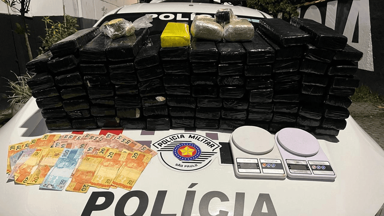 Homem é preso com 83 quilos de maconha em Ubatuba