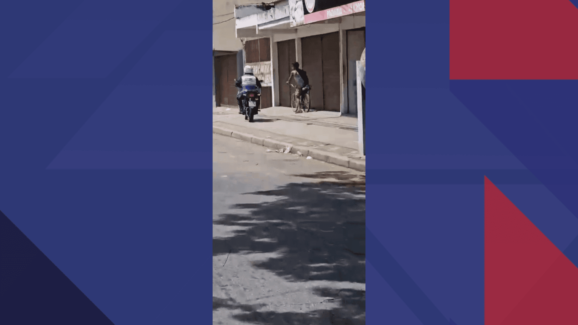 No momento da abordagem, o homem tentou fugir de bicicleta, mas foi alcançado e detido pela equipe