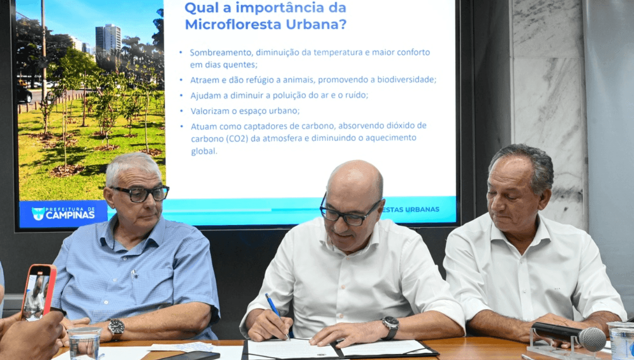 O prefeito de Campinas, Dário Saadi, esteve presente na apresentação do projeto