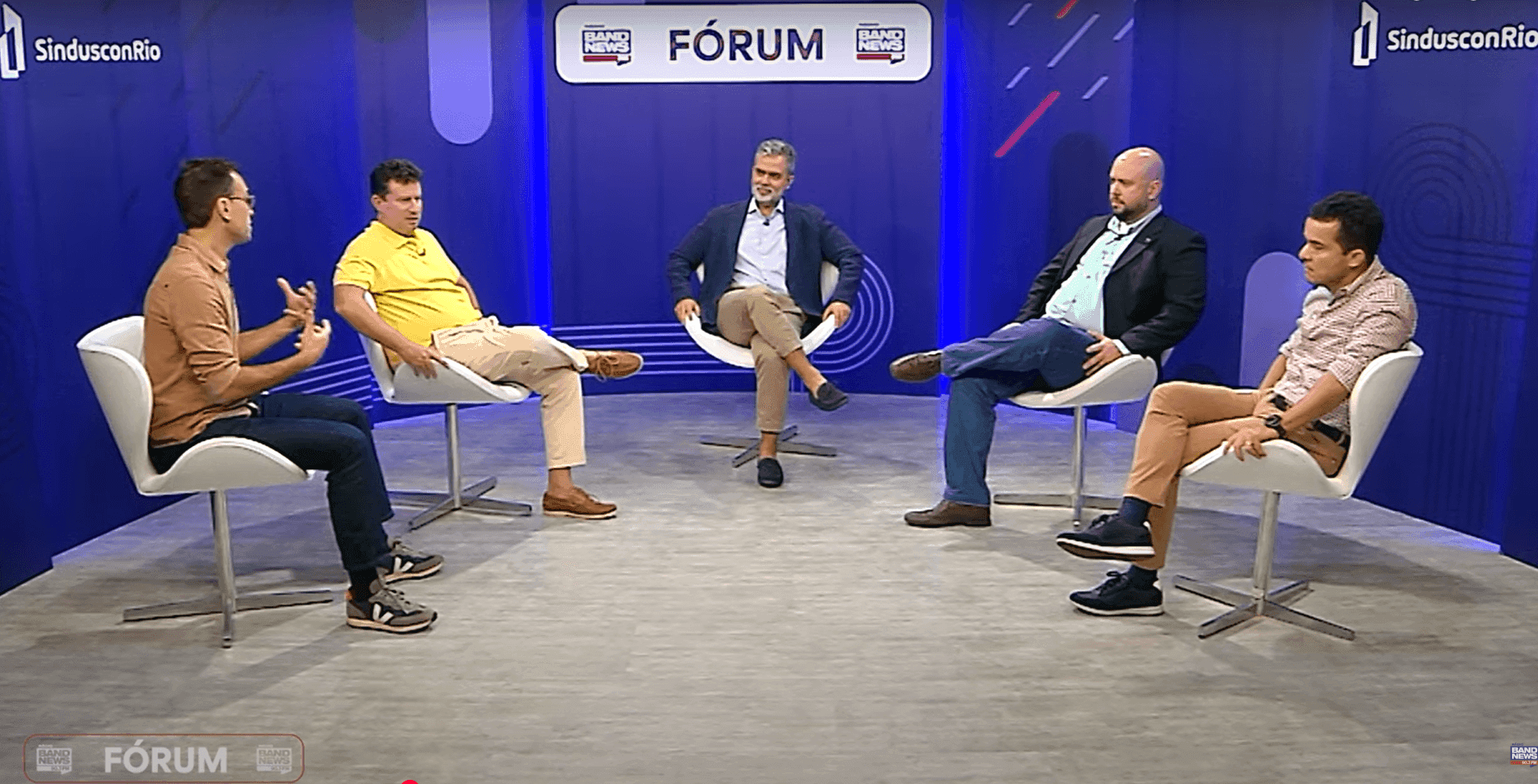 O evento foi apresentado pelo âncora Carlos Andreazza