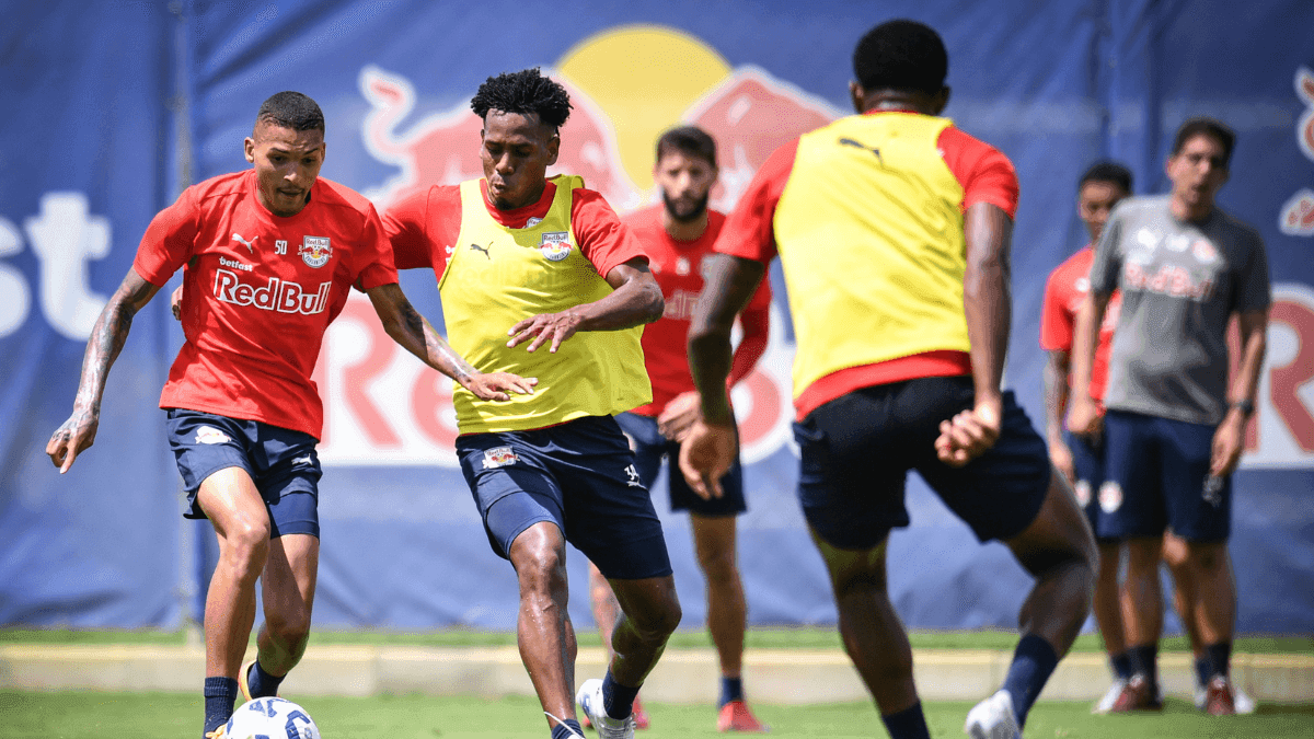 Preparação do Red Bull Bragantino para a rodada de abertura do Brasileirão Série A