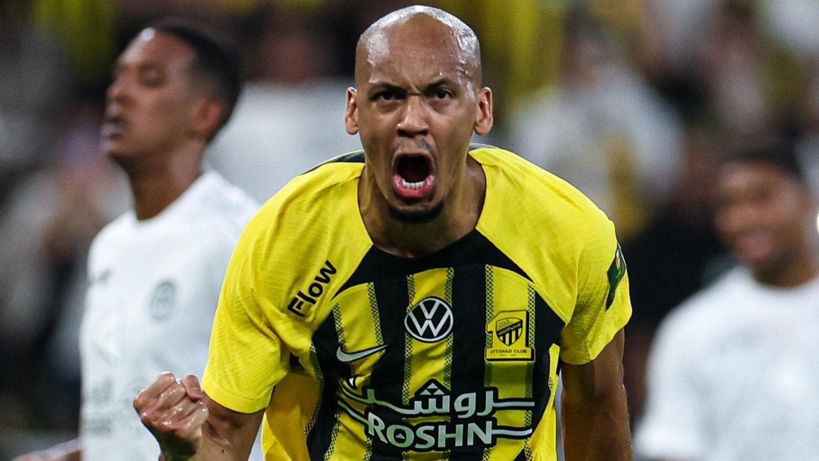 Fabinho fez o primeiro gol da vitória do Al Ittihad