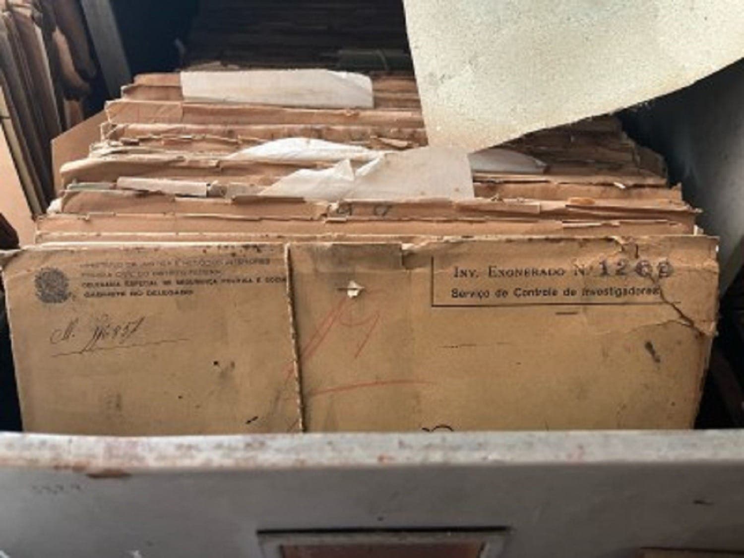 O local para armazenamento provisório dos documentos ainda será definido