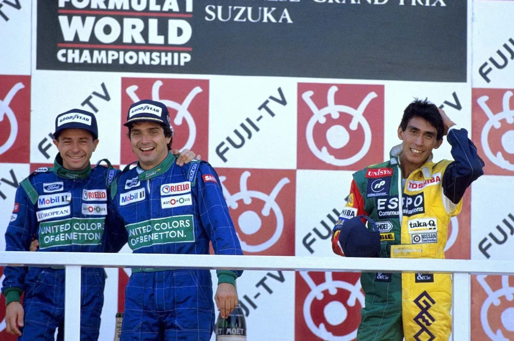 GP do Japão de 1990 foi o último pódio da Fórmula 1 sem pilotos europeus