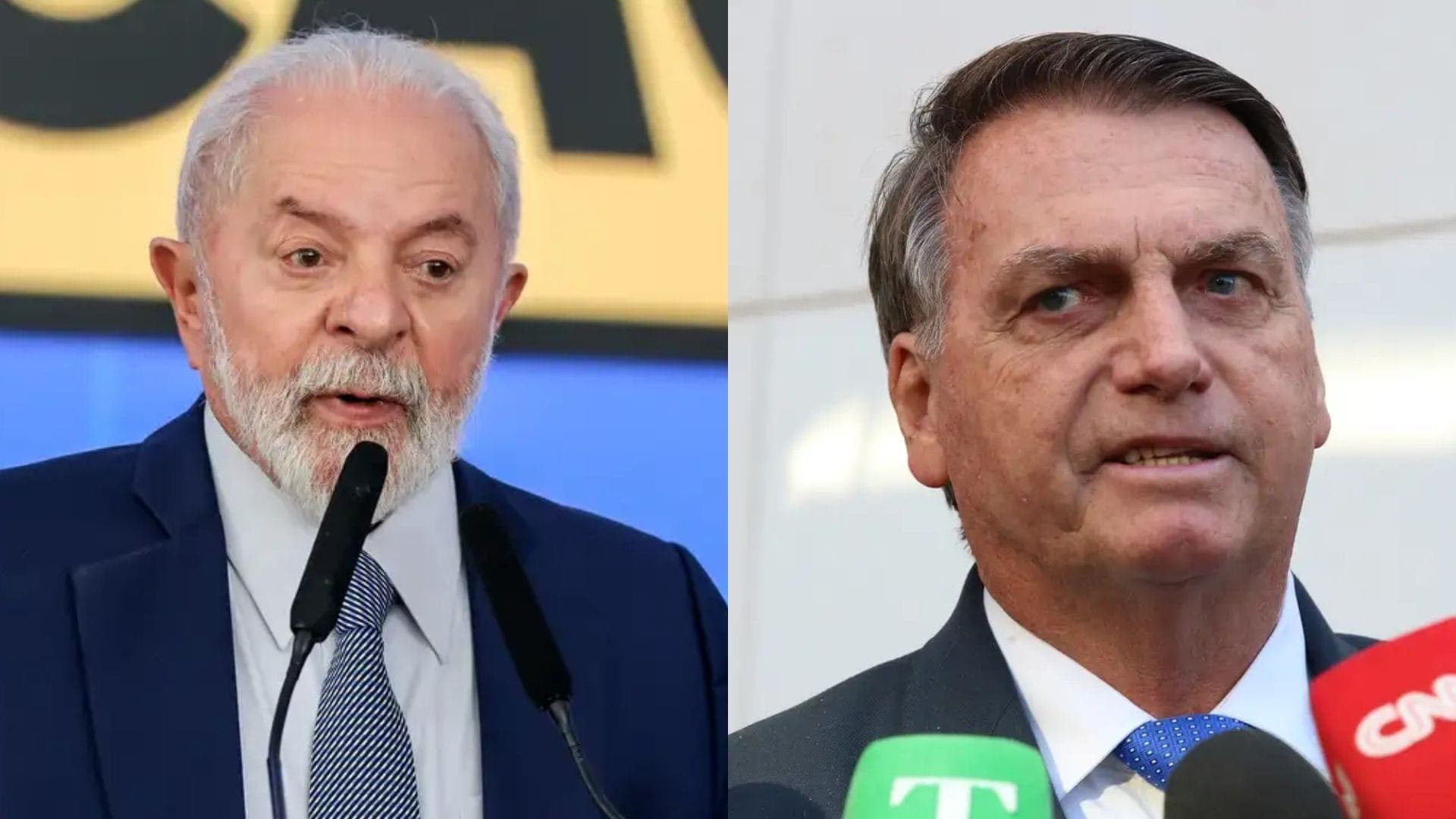 Lula e Bolsonaro