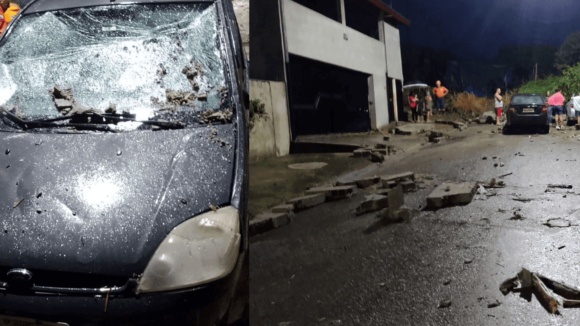 Fortes chuvas com rajadas de ventos causam estragos em Jacareí