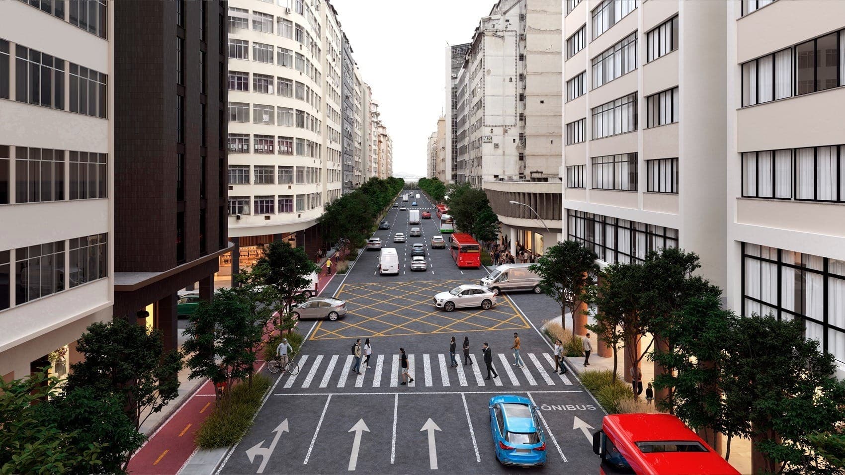 Projeto de revitalização da Avenida Amaral Peixoto, uma das viras principais do centro de Niterói