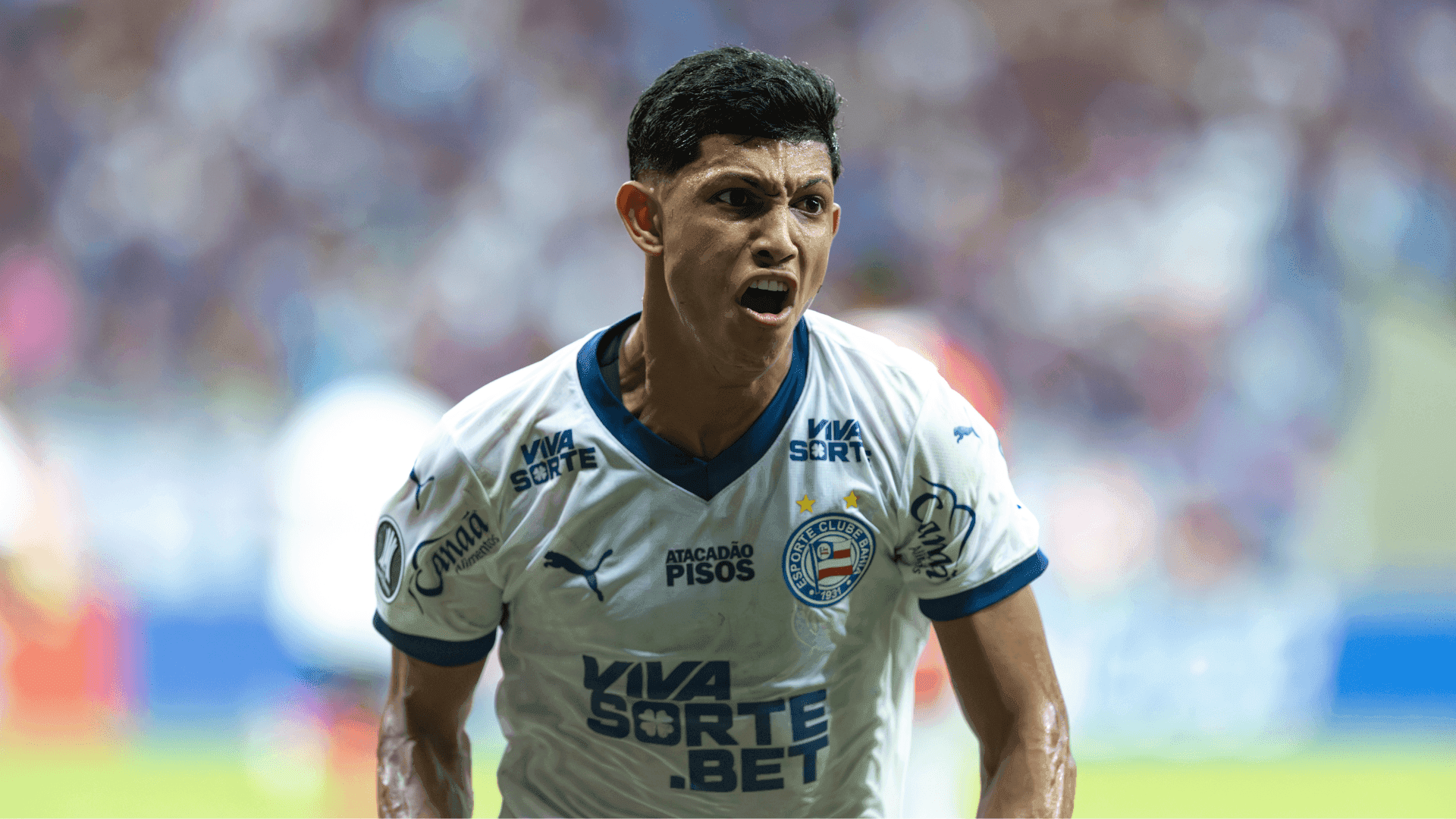 Erick Pulga marcou no empate com o Internacional, na primeira rodada da Libertadores