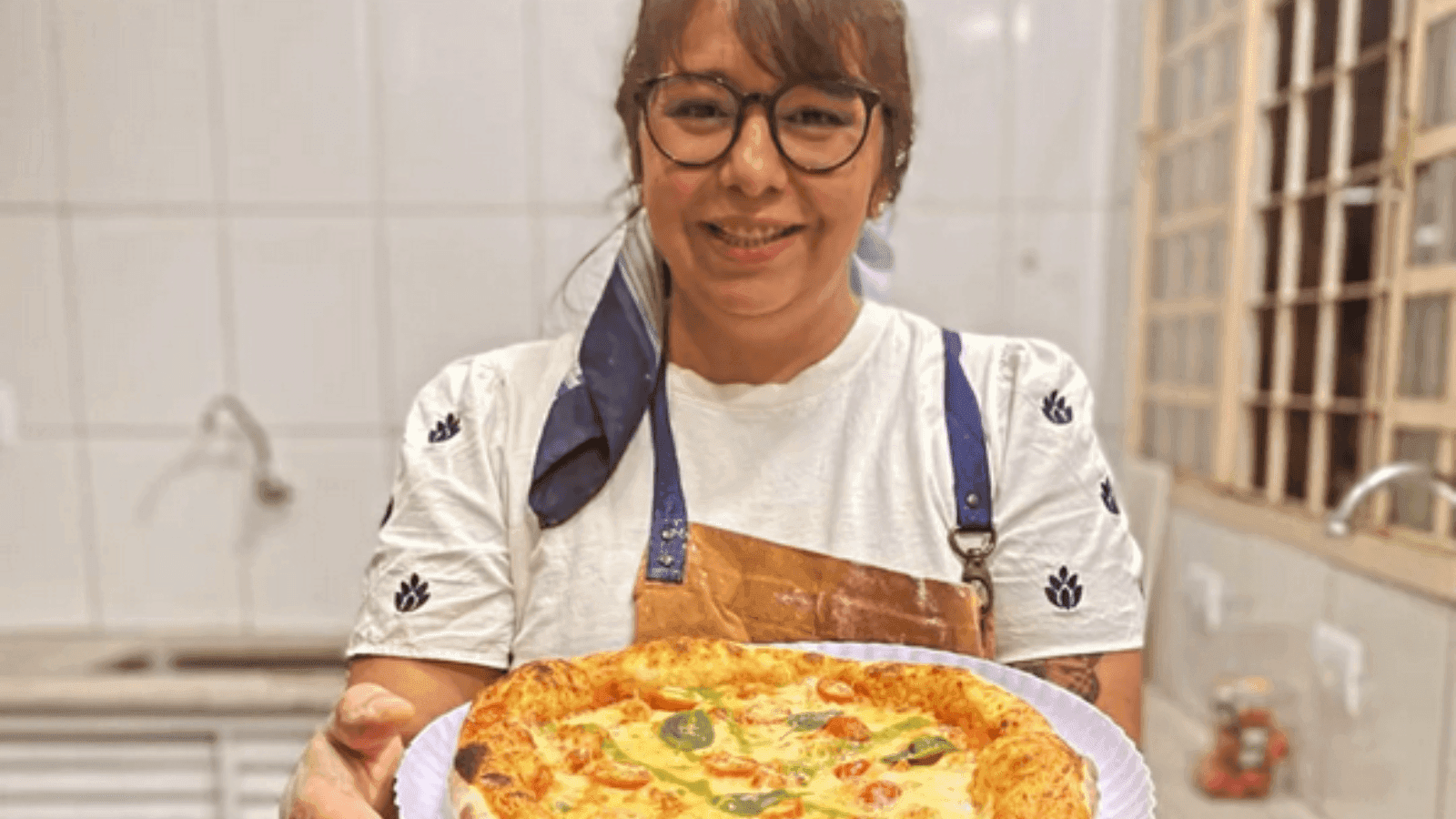 Maria Angélica é a segunda a participar do Pizza World Champion