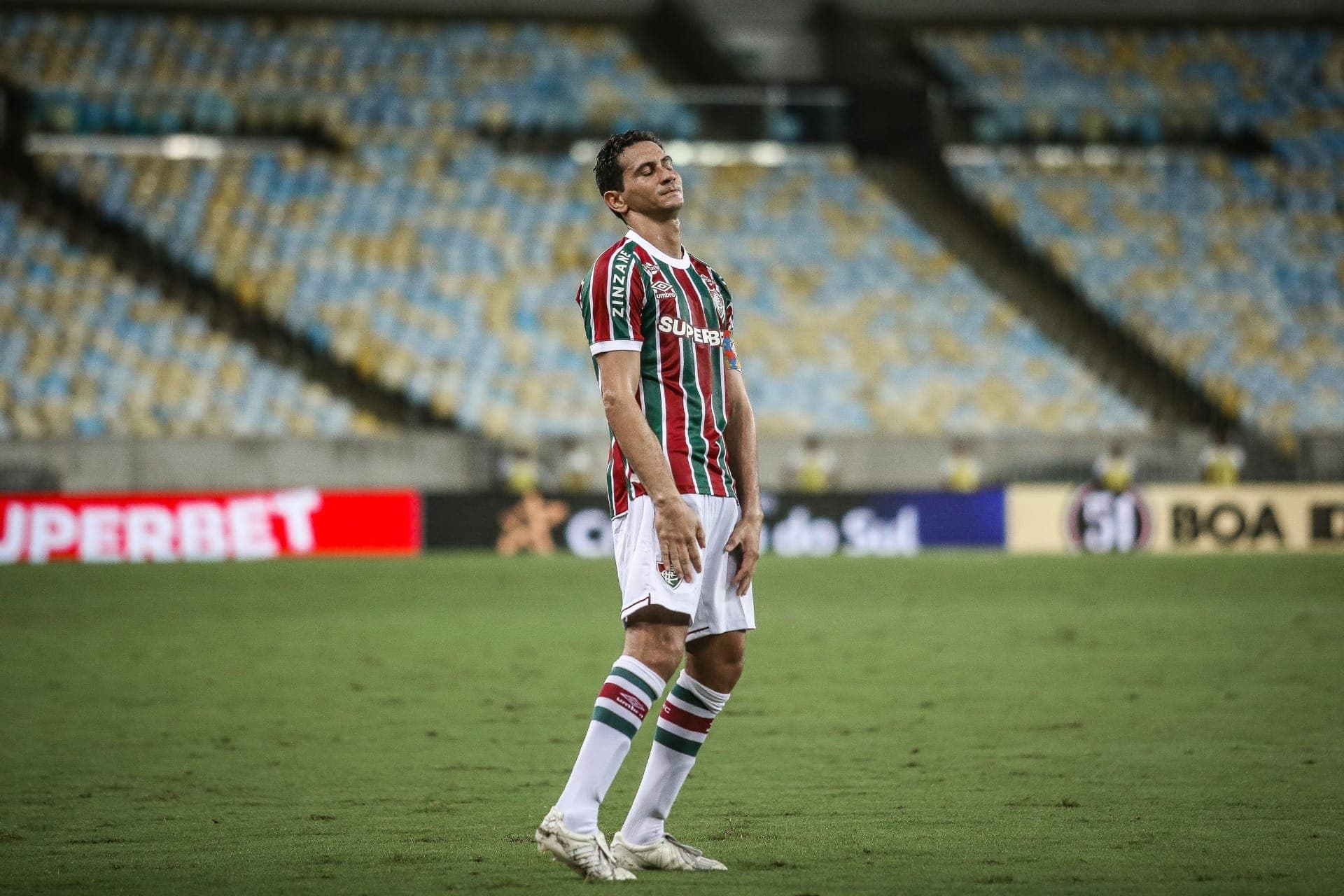 Ganso esteve em campo no empate entre Fluminense x Vitória
