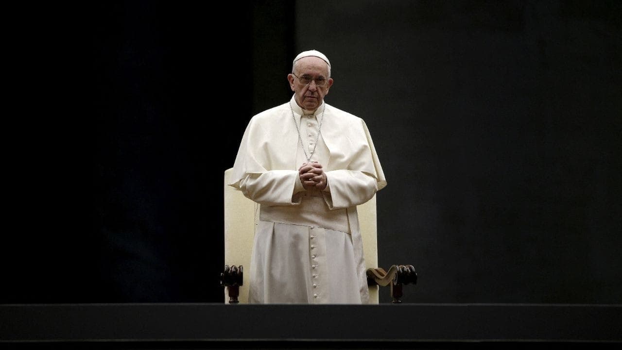 Papa francisco durante evento na catedral de São Pedro, em 2015