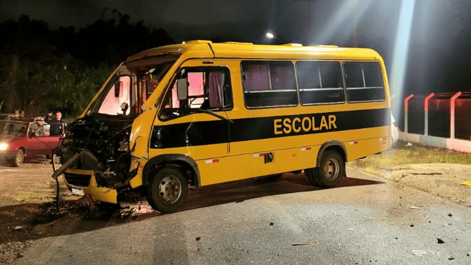 As pessoas feridas foram levadas para Santa Casa