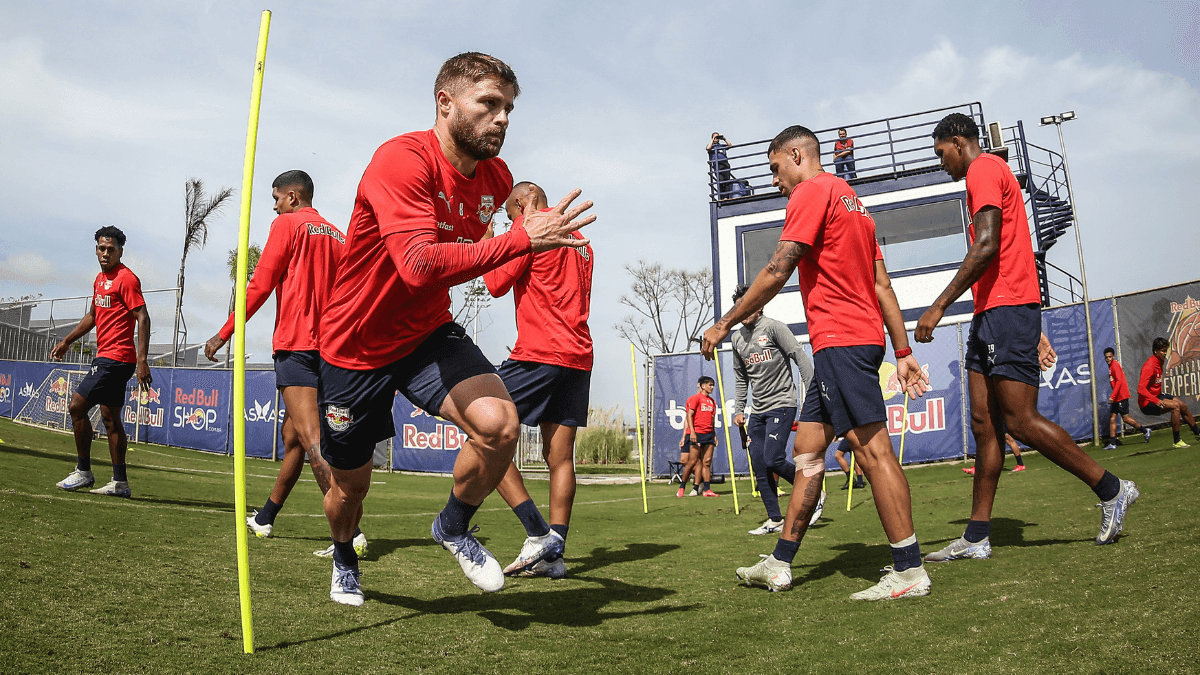 Preparação do Massa Bruta para o confronto contra o Santos pelo Brasileirão