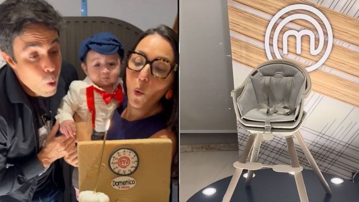 MasterChef inspira mesversário criativo de filho de Bia Napolitano