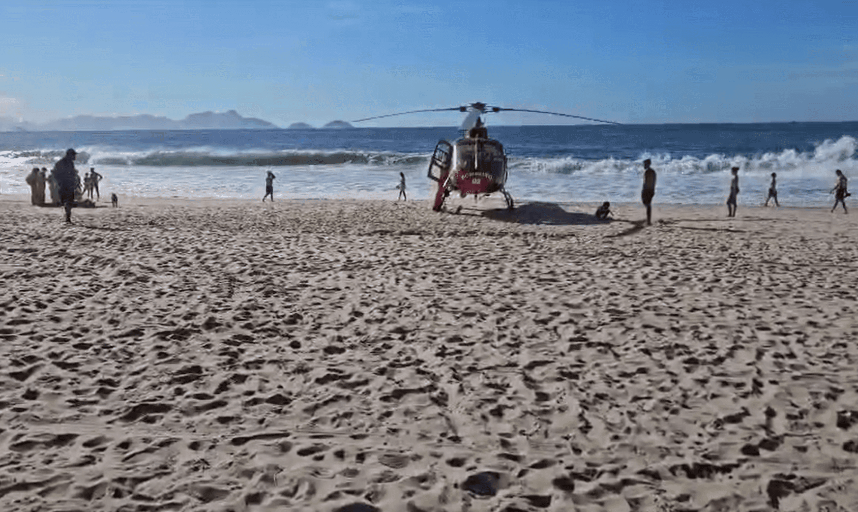 Nilson dos Santos, de 54 anos, precisou ser socorrido de helicóptero pelo Corpo de Bombeiros