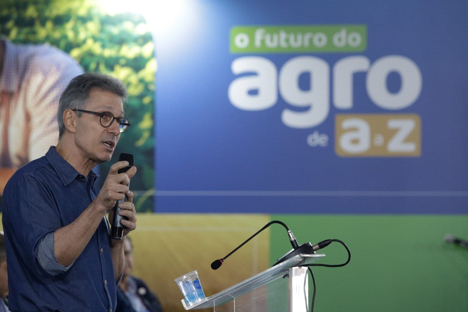 Romeu Zema, governador de Minas Gerais, na Agrishow