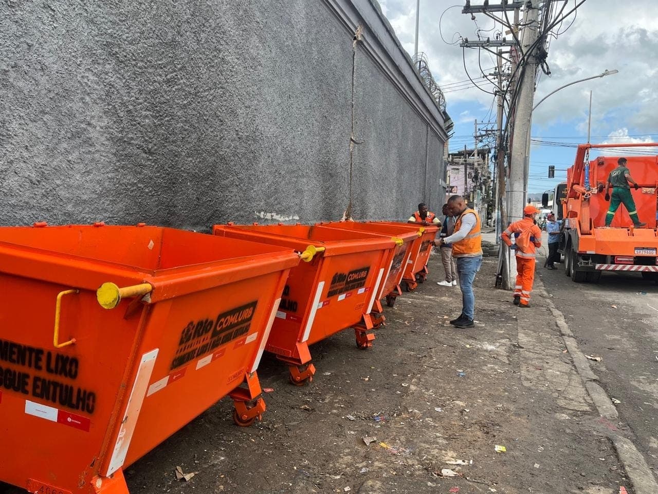 150 contêineres com capacidade de 1.200 litros serão instalados no complexo