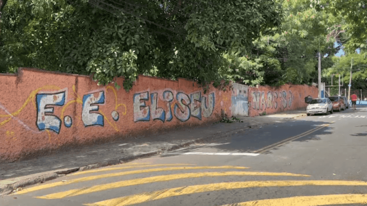 A Escola Estadual Reverendo Eliseu Narciso, uma das que receberia modelo cívico-militar