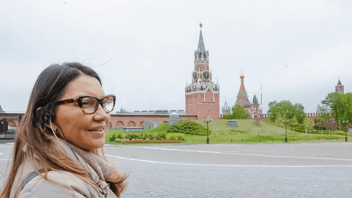 Janja faz visita ao Kremlin a convite do governo russo