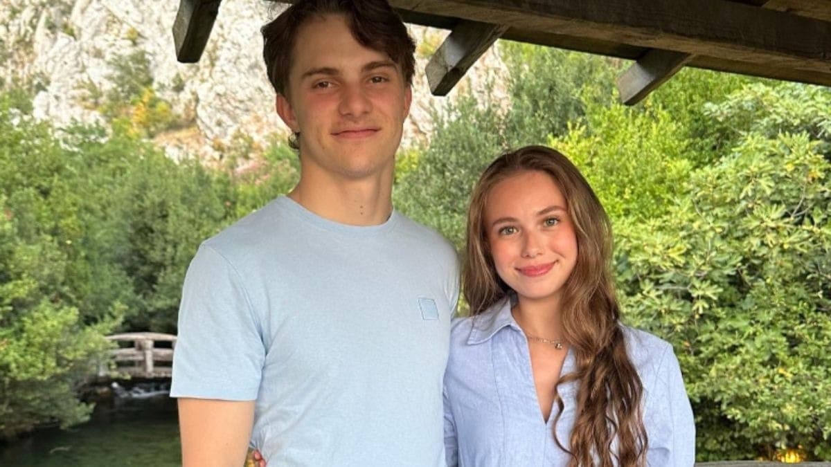 Lily Zneimer e Oscar Piastri