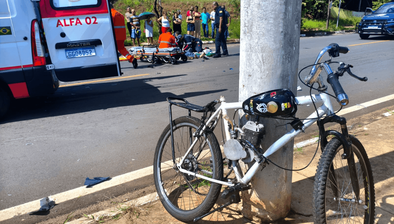 O adolescente não tinha autorização legal para conduzir a bicicleta motorizada