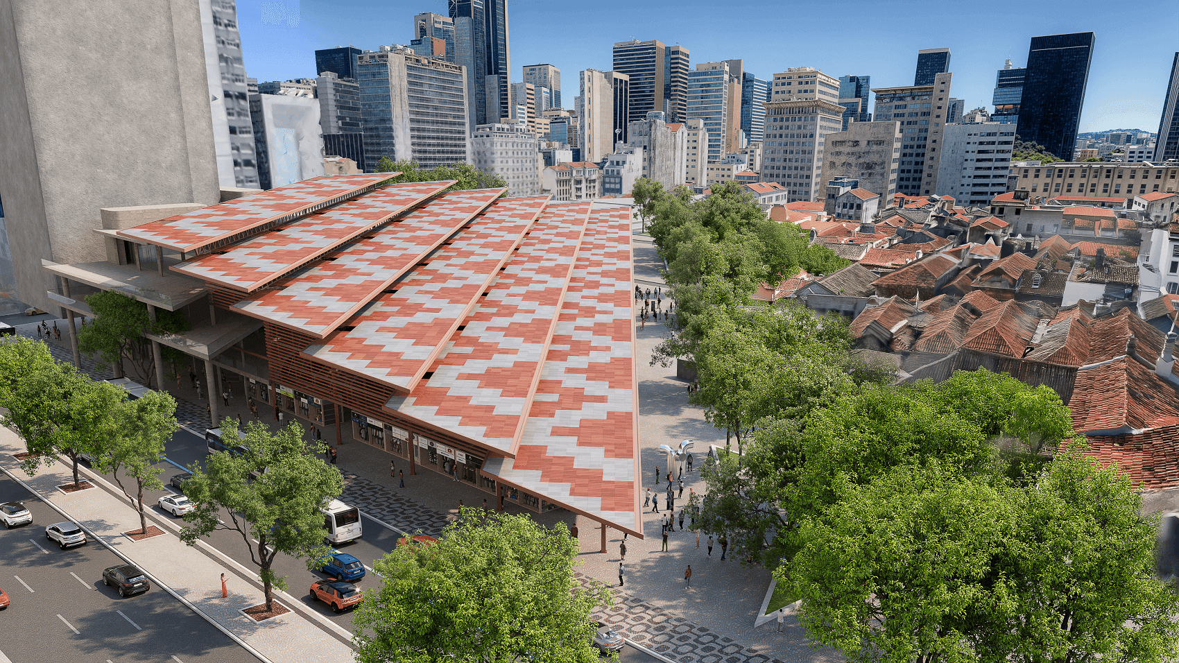 Projeto do novo Mercado Popular da Uruguaiana, no Centro do Rio