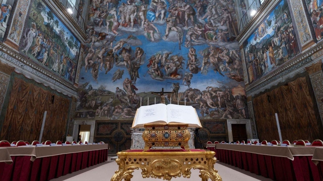 Capela Sistina, no Vaticano, que receberá mais um conclave