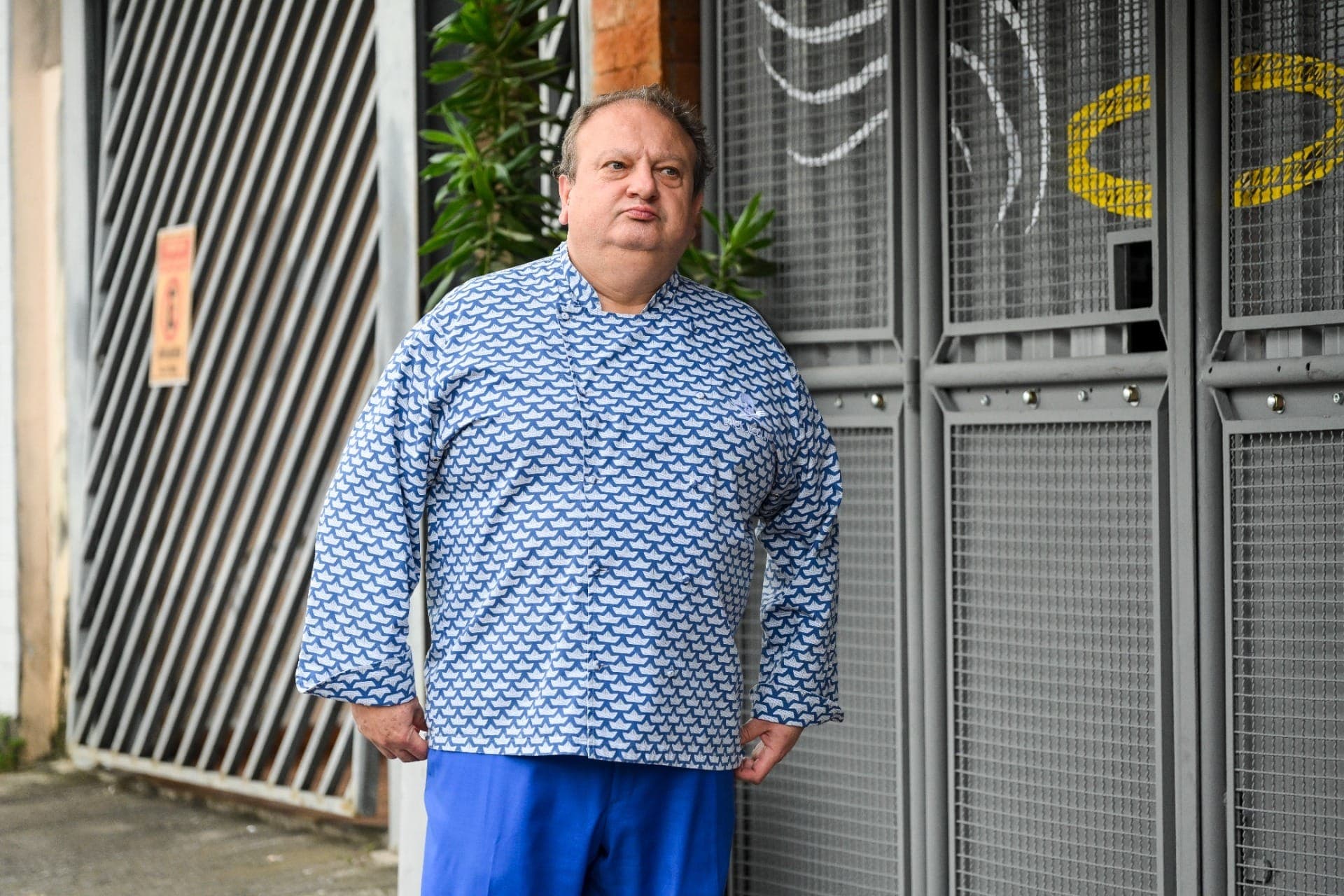 Erick Jacquin durante as gravações da quarta temporada de Pesadelo na Cozinha
