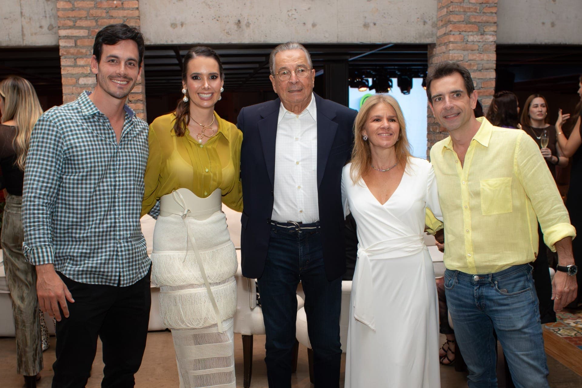 Daniel Bustamante, Beatriz Gerlack, Maurílio Biagi, Daniela Aguiar e Aluizio Nogueira Júniorem evento durante a Agrishow