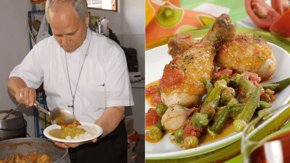 Papa Leão XIV já comeu frango com quiabo no Brasil