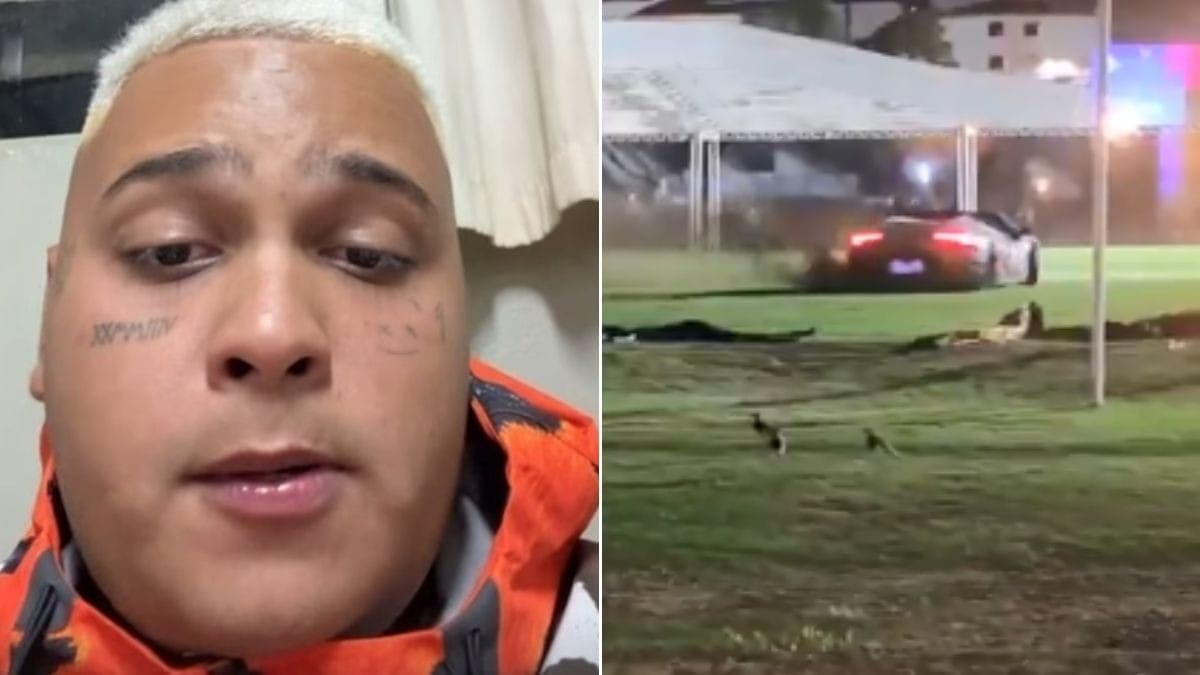 MC Ryan é preso após dar "cavalo-de-pau" e danificar gramado de estádio