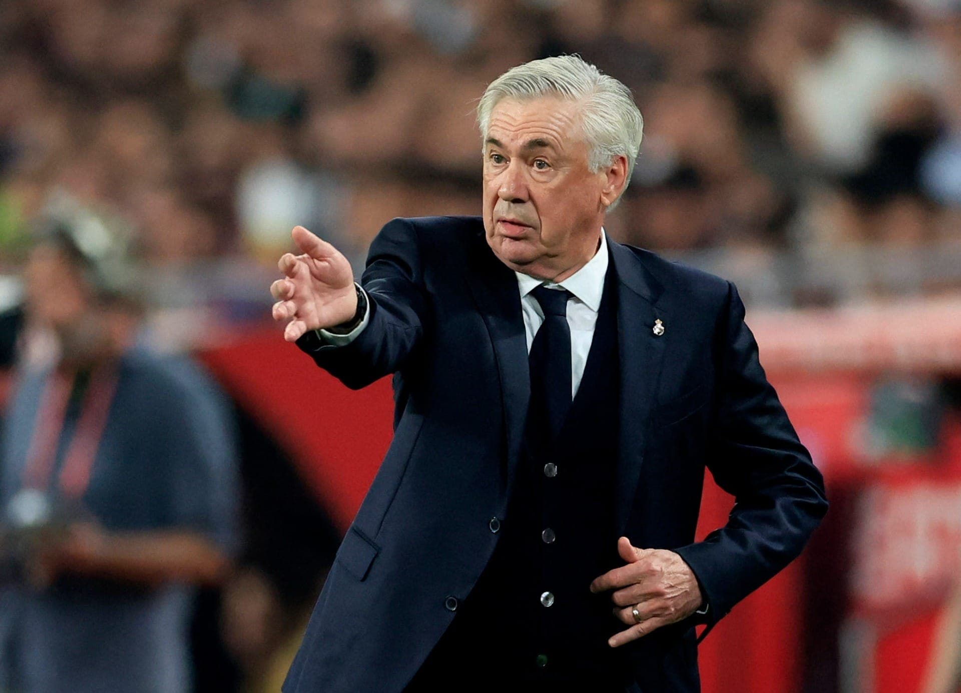 Carlo Ancelotti, novo treinador da Seleção, aposentou em jogo contra o Brasil