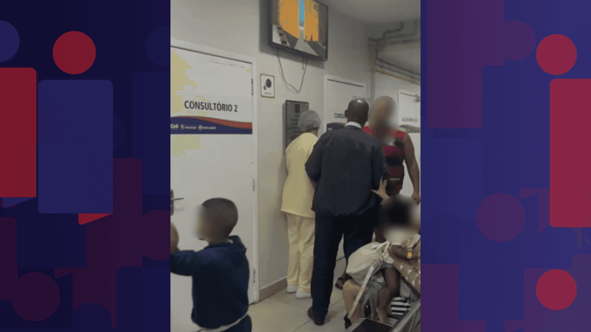 Nos vídeos é possível perceber a aflição dos responsáveis
