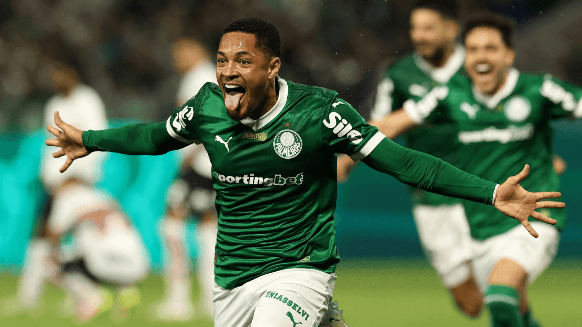 Vitor Roque, atacante do Palmeiras