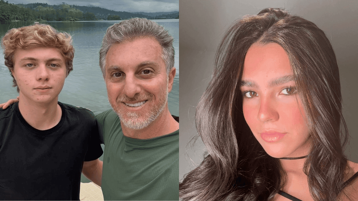 Luciano Huck, Benício Huck e Duda Guerra